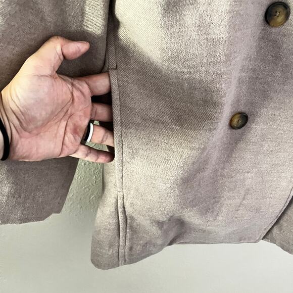 Free People Hannah Slouchy Blazer Jacket camel Oversized - Picture 8 of 13